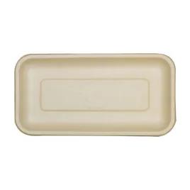 Take-Out Container Base 8.3X4.5X0.6 IN Pulp Fiber Kraft Rectangle 500/Case