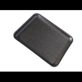 4S/34 Meat Tray 9.25X7.25X0.5 IN Polystyrene Foam Black Rectangle 500/Case