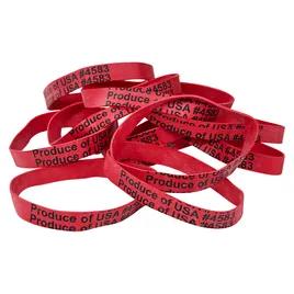 Rubber Band #74 3.5X0.375 IN Red Black 200/Bag