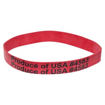 Rubber Band #74 3.5X0.375 IN Red Black 200/Bag