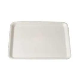 2PL Meat Tray 5.81X8.31X1.19 IN Polystyrene Foam White Heavy 500/Bundle