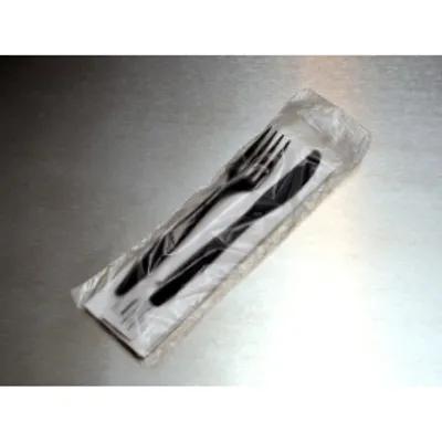 Silverware Bag 3.5X10+1.5 IN LDPE 0.75MIL Clear With Open Ended Closure FDA Compliant Flat 2000/Case