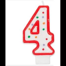 Number Candle #4 12/Pack