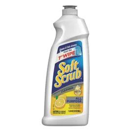 Soft Scrub® Lemon Restroom Cleaner Cream Cleanser 24 FLOZ Multi Surface RTU Bleach-Free 9/Case