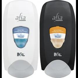 Afia Hand Sanitizer & Soap Dispenser Foam 1250 mL Black Manual Surface Mount 1/Each