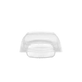 Deli Container Hinged With Dome Lid 12 OZ RPET Clear Square Tall 200/Case