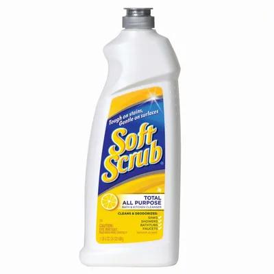Soft Scrub® Lemon Cleanser 24 FLOZ Multi Surface RTU Cream Phosphate-Free 9/Case