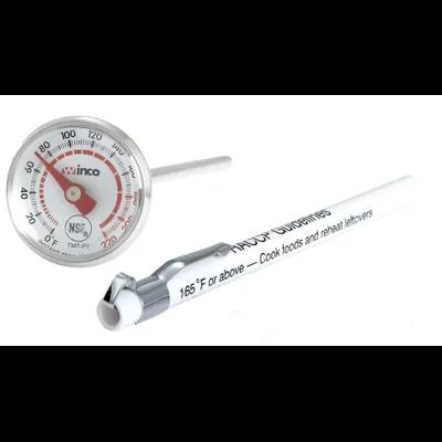 Thermometer Stainless Steel Dial 1IN Display Pocket 0-220 Degrees 1/Each