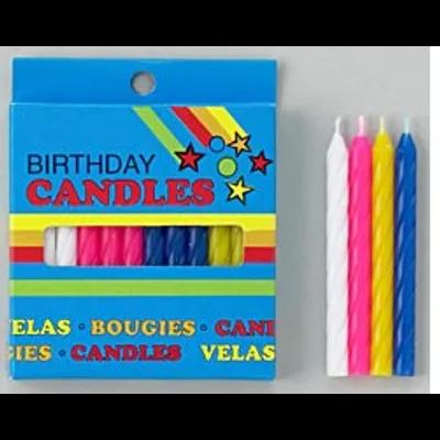 Birthday Candle Pink 24 Count/Pack 12 Packs/Case 288 Count/Case