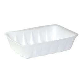 42 Meat Tray 8.63X6.31X2.39 IN Polystyrene Foam Deep White Rectangle 250/Case