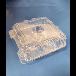 Cupcake Hinged Container With Dome Lid 8X7.6X3 IN 4 Compartment OPS Clear Square 250/Case