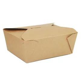 Bio-Pak® #8 Take-Out Box Fold-Top 45 OZ Paper Kraft 300/Case