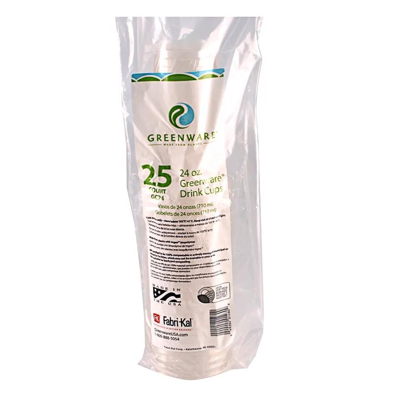 Greenware® Cold Cup 24 OZ PLA Clear 600/Case