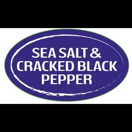 Sea Salt Black Pepper Label Oval 1000/Roll