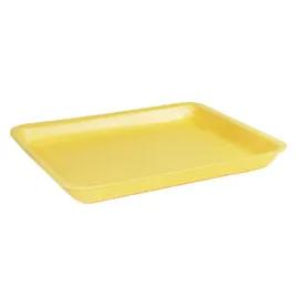 10S Meat Tray 1 Compartment Polystyrene Foam Yellow 500/Case
