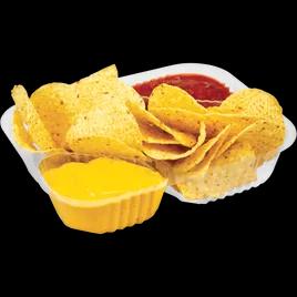 Nacho Take-Out Tray 6.75X8.5X3.25 IN 3 Compartment Plastic Clear 500/Case