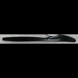 Knife PP Black Medium Weight 1000/Case