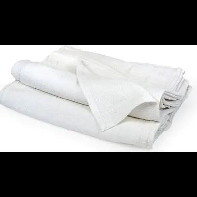 Cleaning Rag 16X19 IN Terry Cloth White Reclaimed Textile 12/Bag