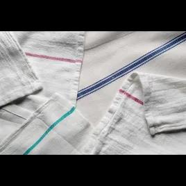 Dish Towel 15X26 IN Cotton Multicolor Herringbone 12/Bag