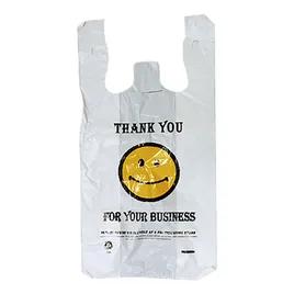 Bag 12X7X23 IN 1/6 HDPE 22MIC Smiley Face 500/Case