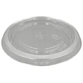 Lid Flat Plastic Clear For 32 OZ Cup With Hole 500/Case