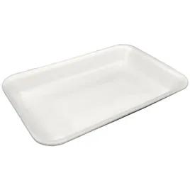 16S Meat Tray 1 Compartment Polystyrene Foam White 250/Case