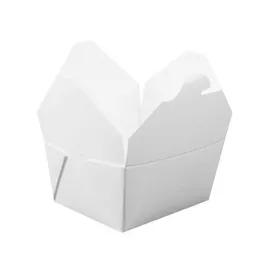 Bio-Pak® Take-Out Box Fold-Top 5X4.5X2.5 IN Paper White Rectangle 450/Case