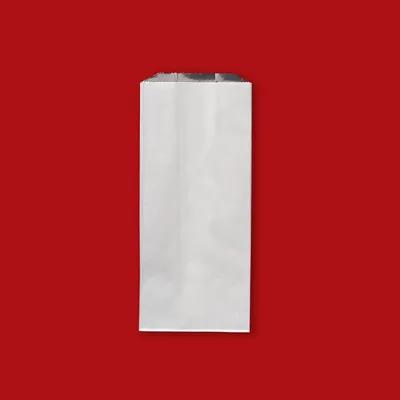 Pint Bag 4X3X10 IN Foil-Lined Paper White Silver 1000/Case
