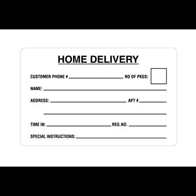Home Delivery Label 500/Roll