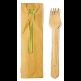 Fork Wood Brown Individually Wrapped 1000/Case