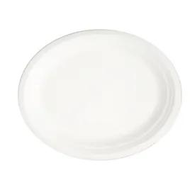 Serving Tray 12 IN Sugarcane Natural Oval 500/Case