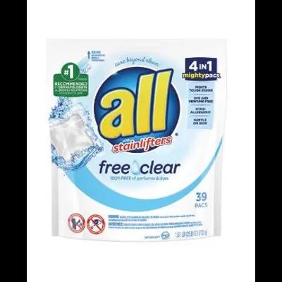All Free & Clear Laundry Detergent Pod Ultra Concentrate 236/Case