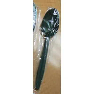 Poly King® Teaspoon PP Black Heavyweight Individually Wrapped 1000/Case