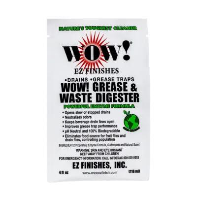 WOW! Grease & Waste Digester Degreaser 4 OZ 32/Case