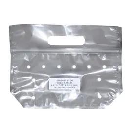 Grapes Bag 9.5X7.25X3.25 IN BOPP CPP 2.4MIL Clear With Zip Seal Closure Punched Hole Stand Up Gusset Vented 1000/Case