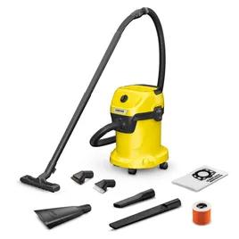 WD 3 V-17/6/20 Car Canister Vacuum Yellow Wet & Dry 1/Each