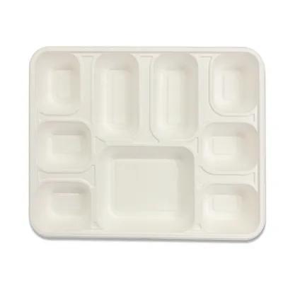 Plate 9 Compartment Rectangle 200/Case