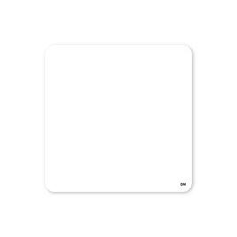 DissolveMark® Blank Label 2X2 IN White Dissolvable 250/Roll