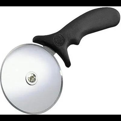 Pizza Cutter 4 IN Stainless Steel Plastic Silver Black 1/Each