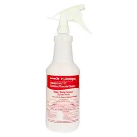 H2Orange2 Concentrate 117 Sanitizer/Viricide Cleaner Heavy Duty Cleaner Spray Bottle & Trigger Sprayer 32 FLOZ 1/Each