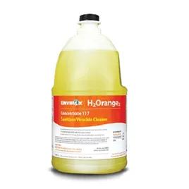Orange One-Step Disinfectant 1 GAL Multi Surface Neutral Concentrate Hydrogen Peroxide 4/Case