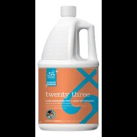 Resolve Twenty Three Clementine Manual Pot & Pan Detergent 1 GAL Liquid 4/Case
