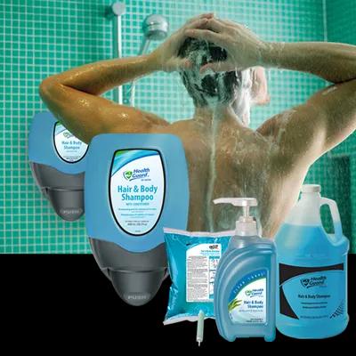 Health Guard® Hair & Body Wash Liquid 2 L Aloe Vera Blue Refill 4/Case