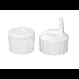 Flip Top Cap Plastic White 1/Each