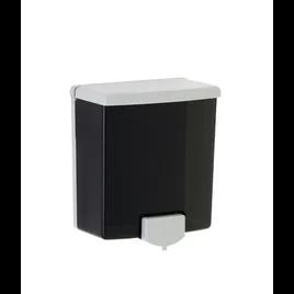 ClassicSeries Soap Dispenser 5.81X6.87 IN Black Gray Surface Mount 1/Each