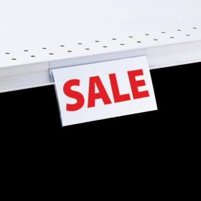 Fold Price Channel Sign Holder 5.5X2.8753 IN Clear 500/Case