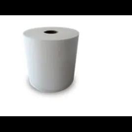 Roll Paper Towel 800 FT White Standard Roll I-Notch 2IN Core Diameter 6 Rolls/Case