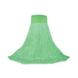 Mop Head Medium (MED) 24 OZ Green Cotton Rayon Polyester Nylon Loop End Lint Free 1/Each