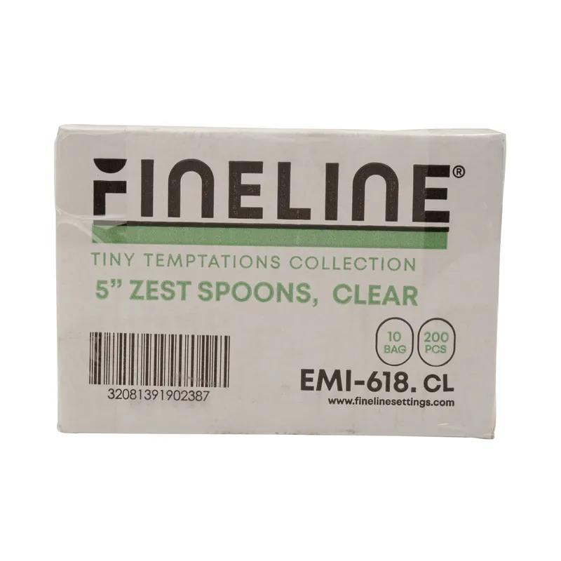 Small Wonders Tasting Spoon Plastic Clear 200/Case