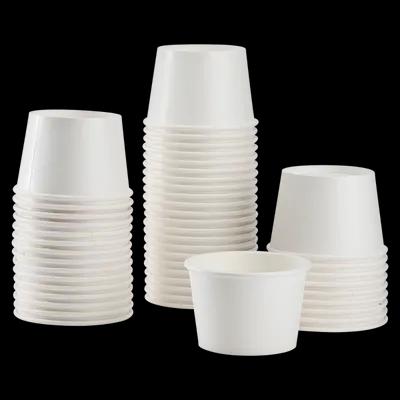Food Container Base 8 OZ Paper White 1000/Case